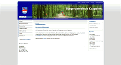 Desktop Screenshot of burgergemeinde-kappelen.ch